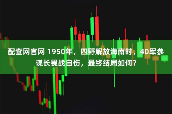 配查网官网 1950年，四野解放海南时，40军参谋长畏战自伤，最终结局如何？