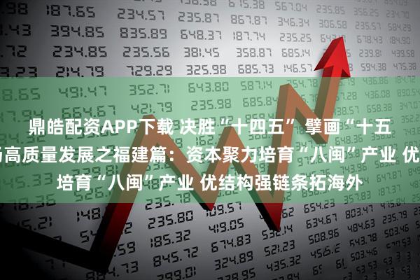 鼎皓配资APP下载 决胜“十四五” 擘画“十五五”·地方资本市场高质量发展之福建篇：资本聚力培育“八闽”产业 优结构强链条拓海外