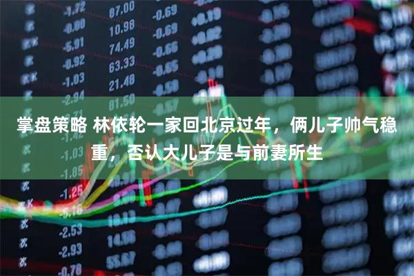 掌盘策略 林依轮一家回北京过年，俩儿子帅气稳重，否认大儿子是与前妻所生